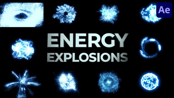 energy explosion elements after effects download