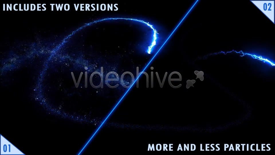 Energy Light Streaks With Particles - Download Videohive 15672098