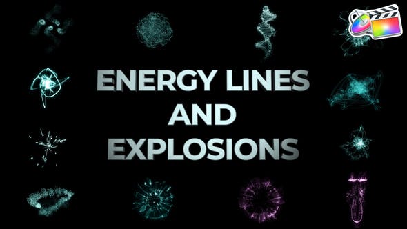 Energy Lines And Explosions for FCPX - 39043799 Videohive Download