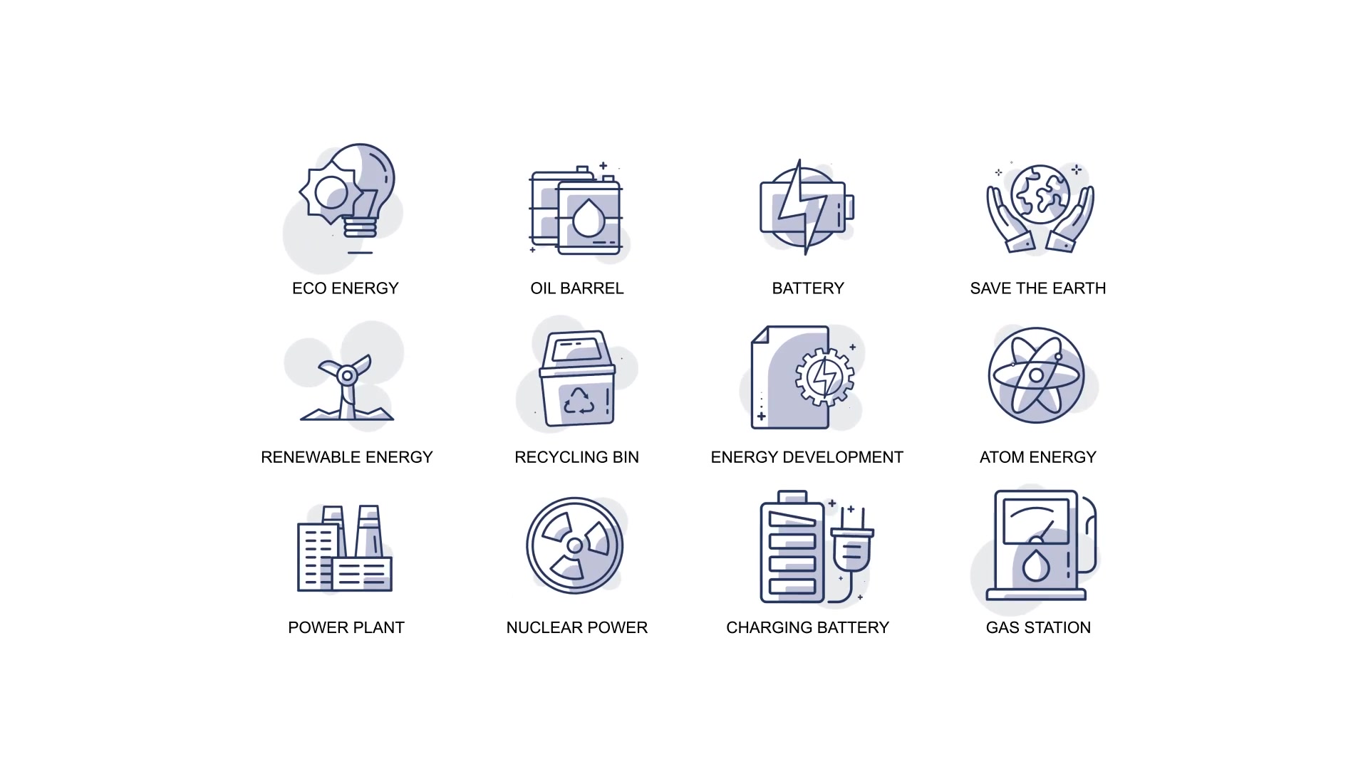 Energy & Power Animation Icons Videohive 32812300 After Effects Image 5