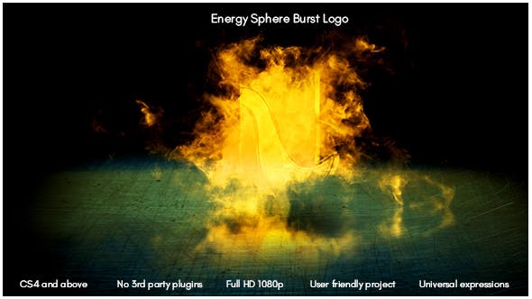 Energy Sphere Burst Logo - Download 16350245 Videohive