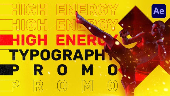 Energy Typography Promo - 29906657 Videohive Download
