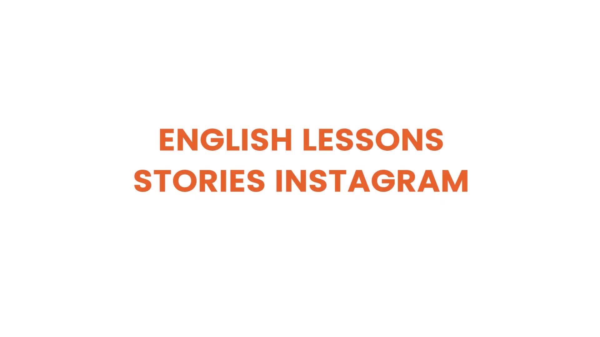 English Lessons Study Stories Instagram Videohive 31121330 After Effects Image 1