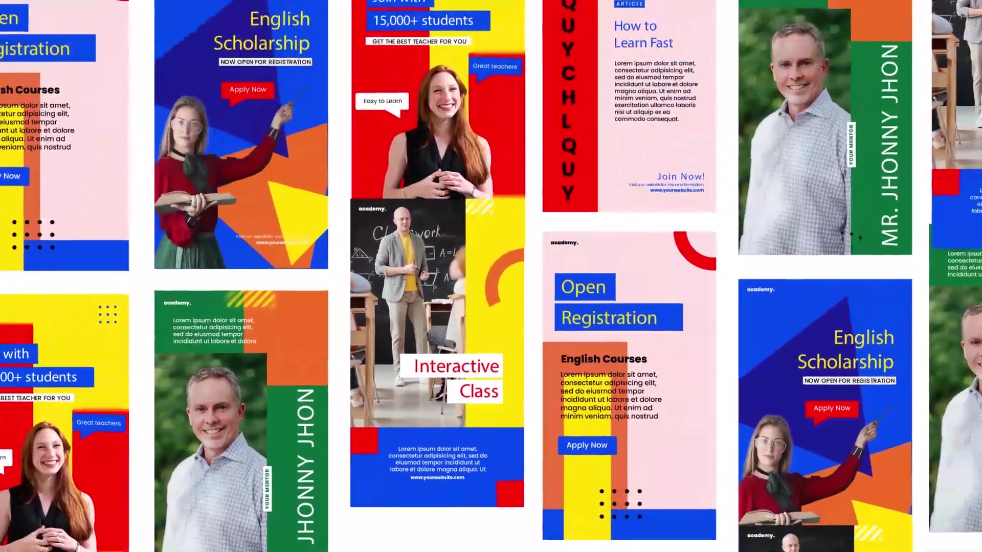 English Lessons Study Stories Instagram Videohive 31121330 After Effects Image 4