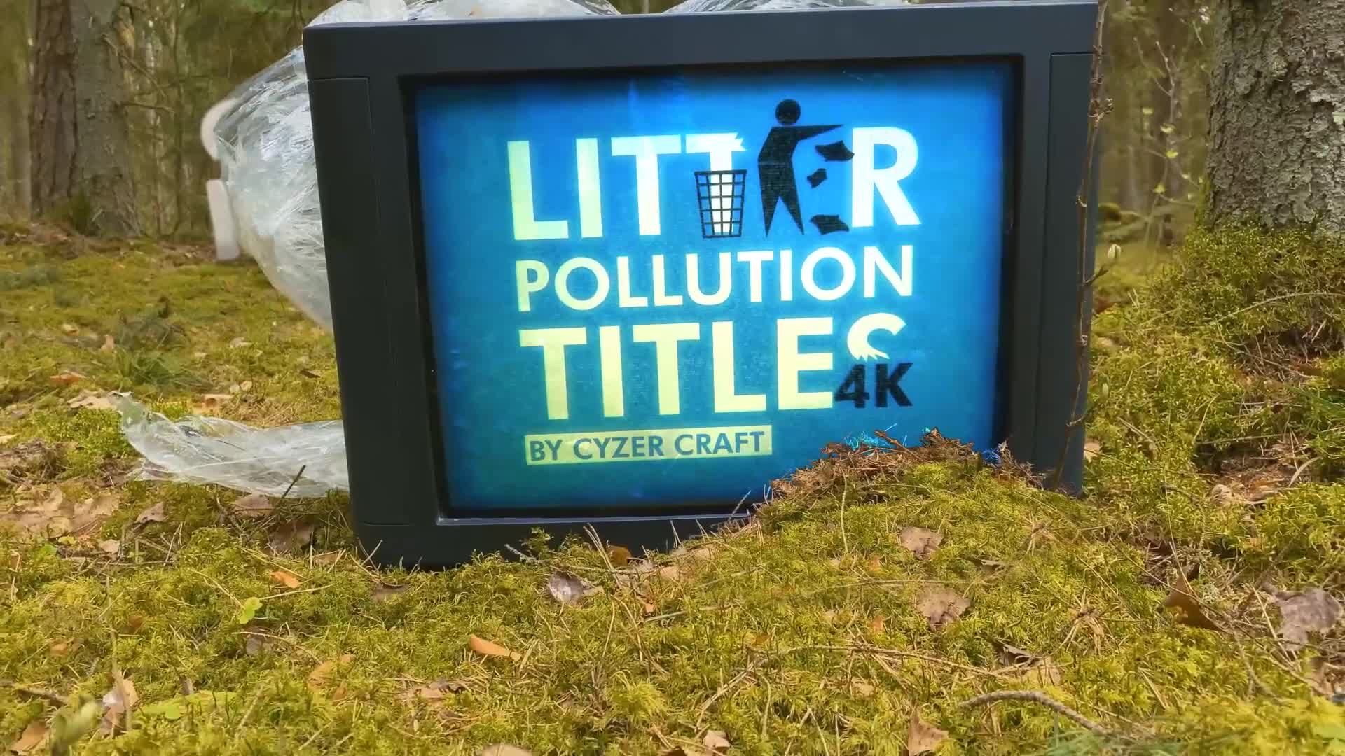 Environment Litter Pollution Titles Intro Videohive 26709460 After Effects Image 1