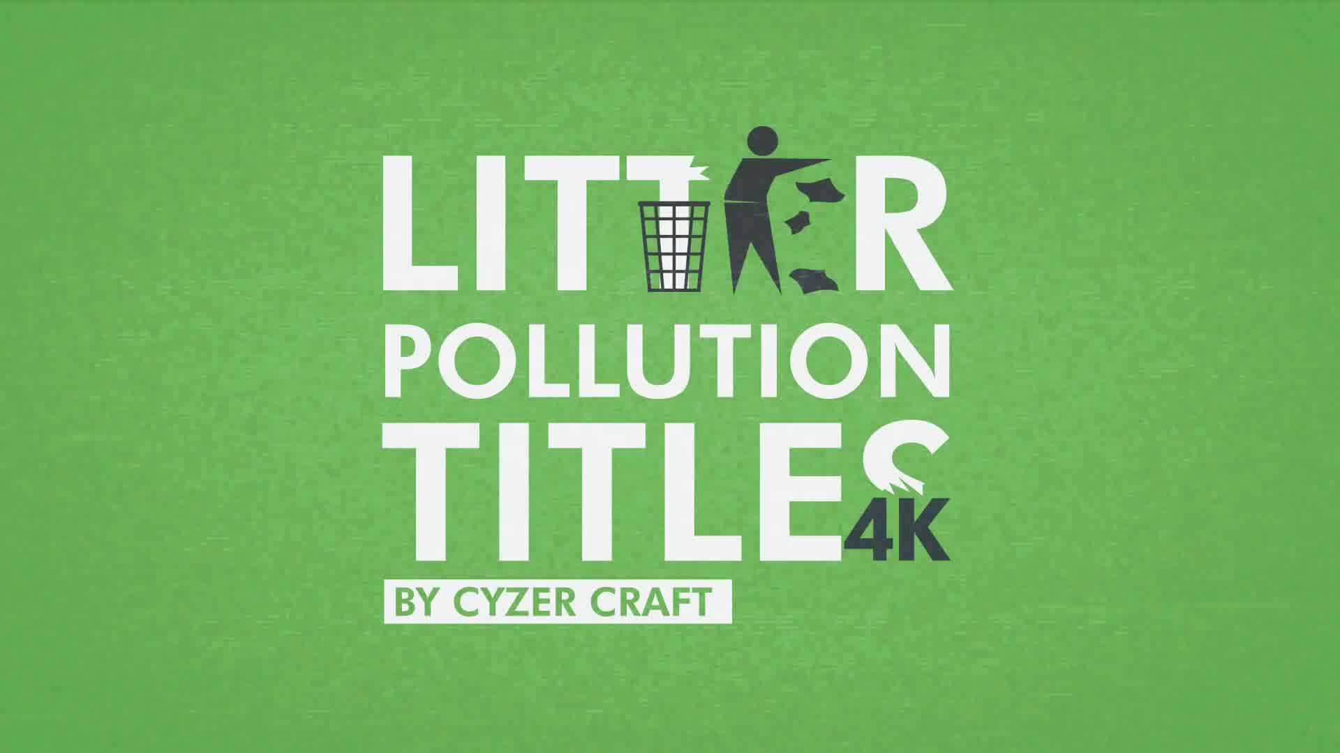 Environment Litter Pollution Titles Intro Videohive 26709460 After Effects Image 12