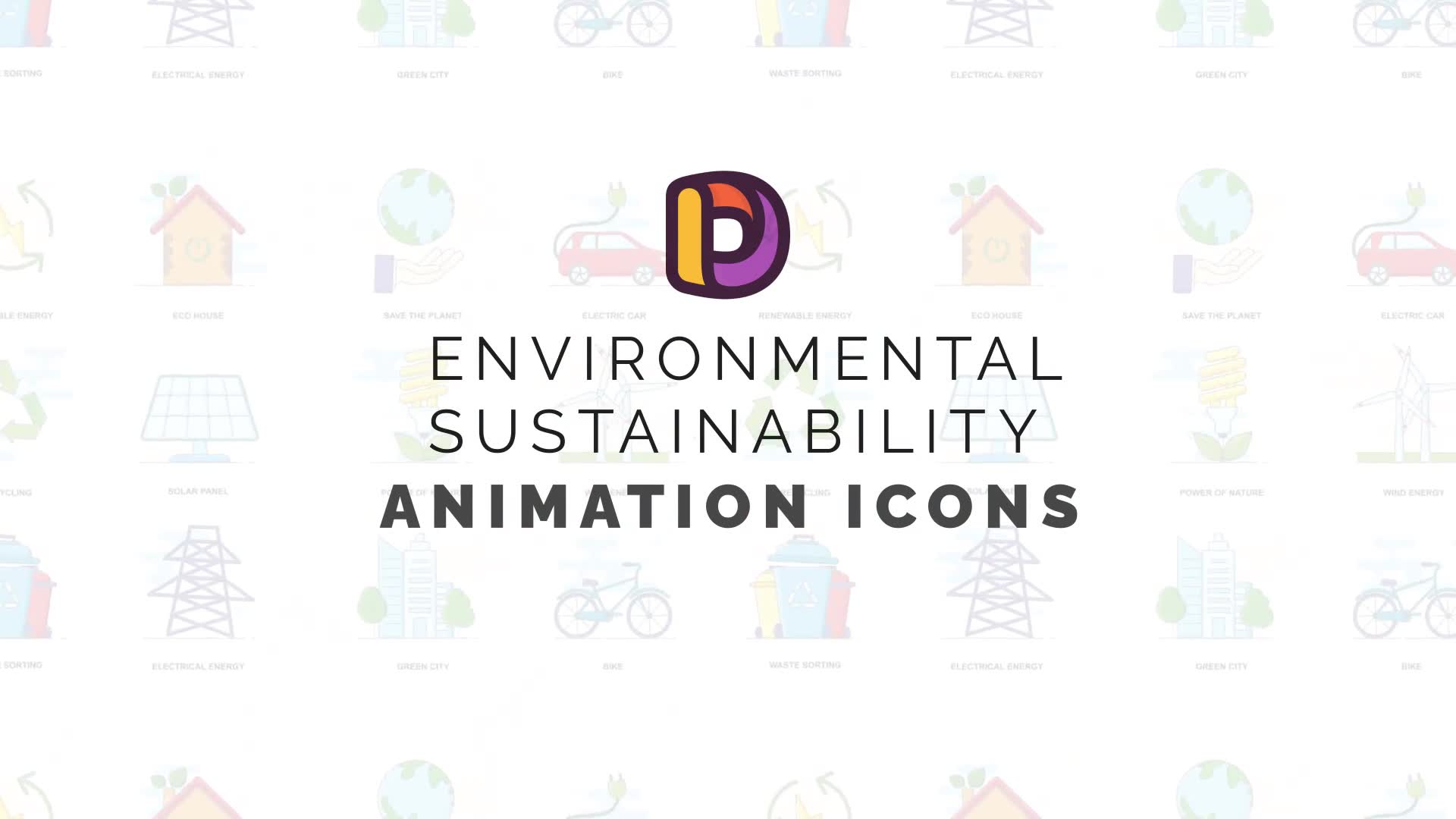 Environmental sustainability Animation Icons Videohive 35658191 After Effects Image 2