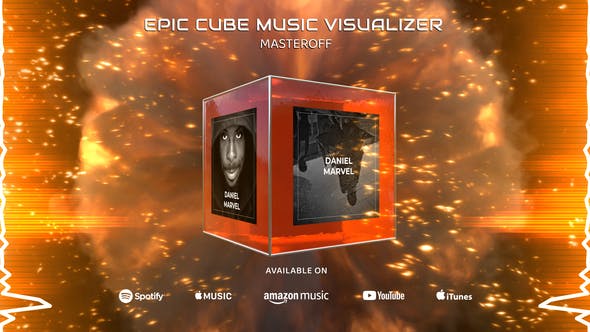 Epic Cube Music Visualizer - 38070925 Videohive Download