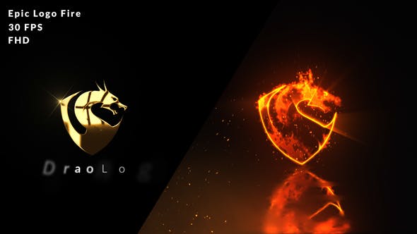 Epic Fire Logo Reveal - 30854069 Download Videohive