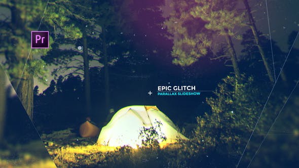 Epic Glitch Parallax Slideshow Premiere Mogrt - Videohive 30400631 Download