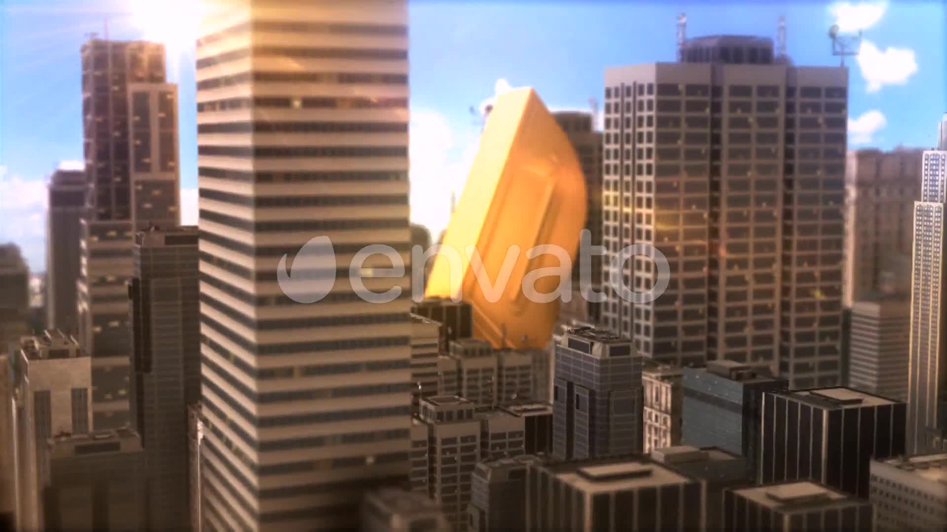 Epic Golden Title In City Videohive 22060050 After Effects Image 1