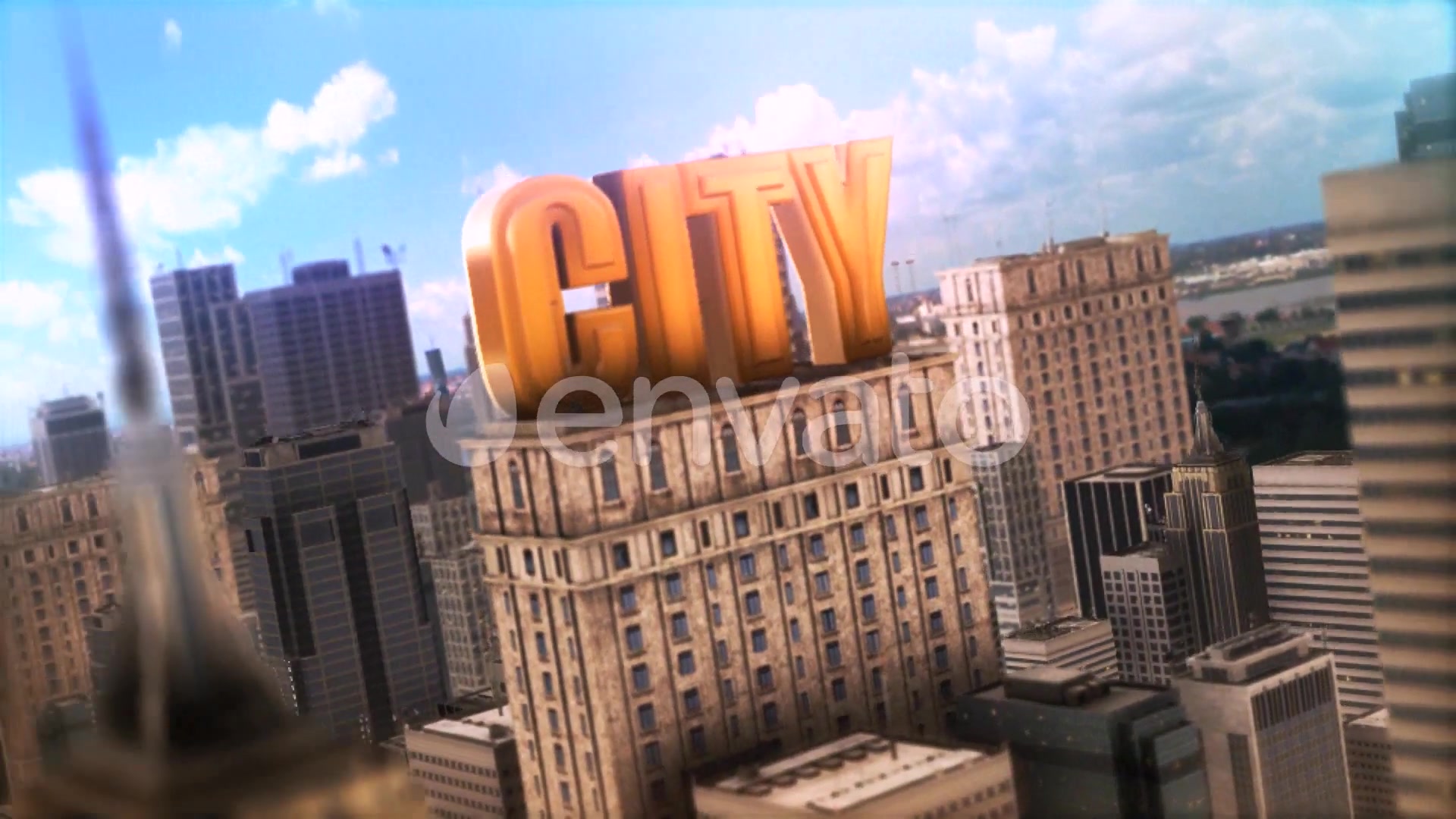 Epic Golden Title In City Videohive 22060050 After Effects Image 4