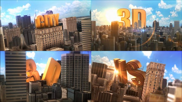 Epic Golden Title In City - 22060050 Download Videohive