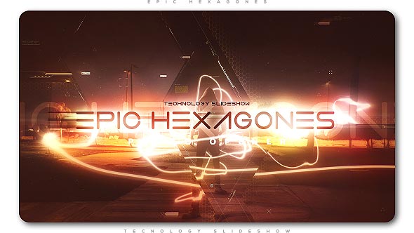 Epic Hexagones Technology Slideshow - Download Videohive 21147246