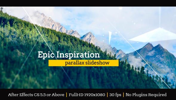 Epic Inspiration Parallax Slideshow - Download Videohive 17253692