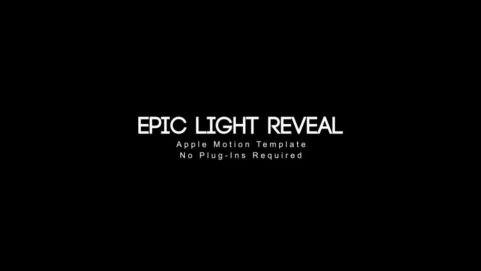 Epic Light Apple Motion - Download Videohive 19518292