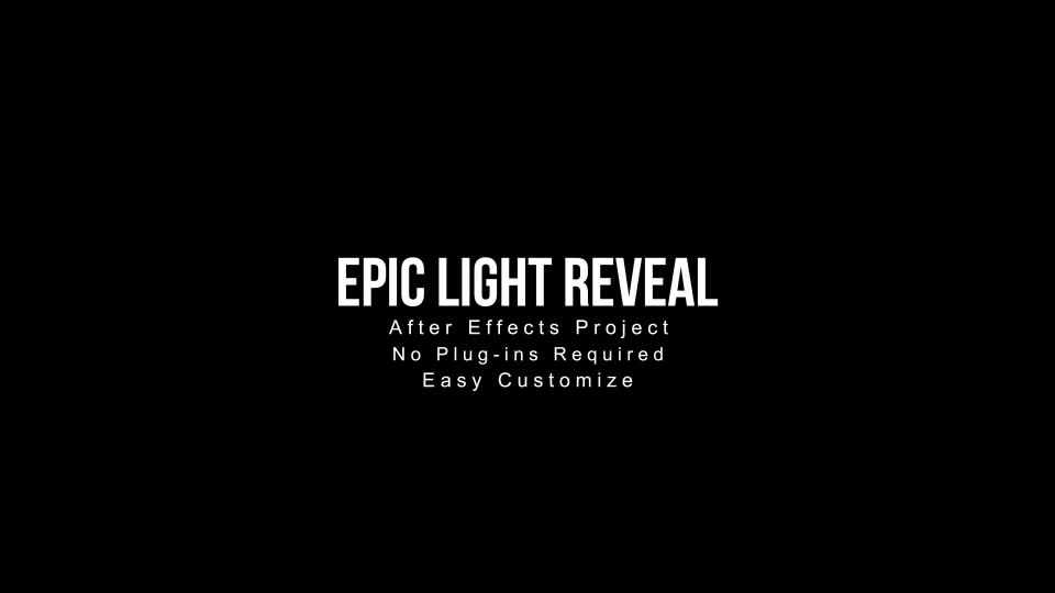 Epic Light Reveal - Download Videohive 17676713