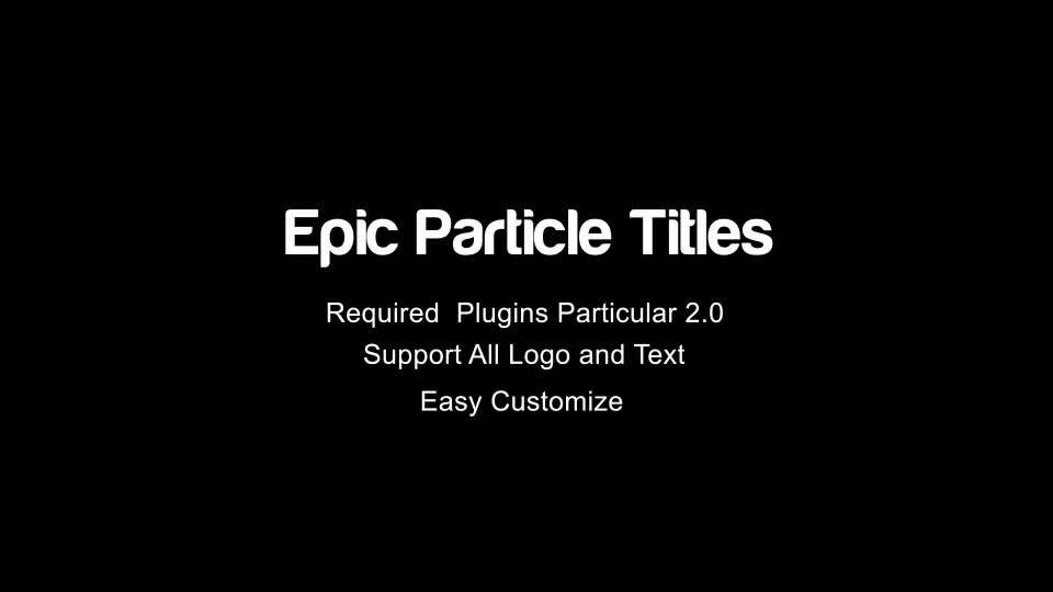 Epic Particle Titles - Download Videohive 4837265