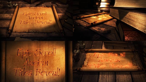 Epic Scroll Titles - Download Videohive 27446508