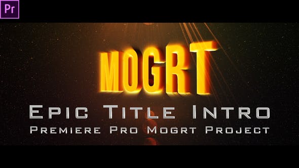 Epic Title Intro (mogrt) - 23516202 Videohive Download