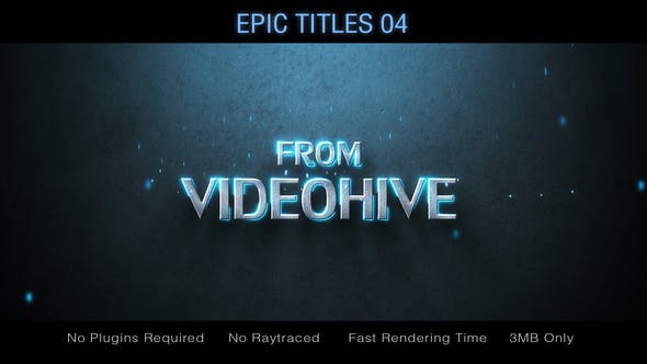 Epic Titles 04 - 22089533 Videohive Download
