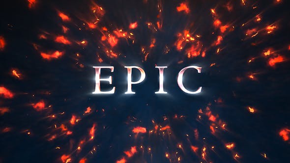 Epic Titles: Explosion 4K - Videohive Download 18040487