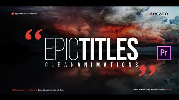 Epic Titles for Premiere - Download Videohive 21874438