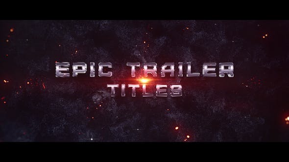 after effects epic trailer x download