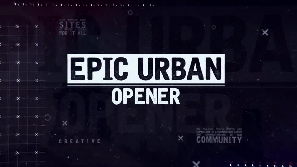 Epic Urban Opener Videohive 12606357 After Effects Image 1