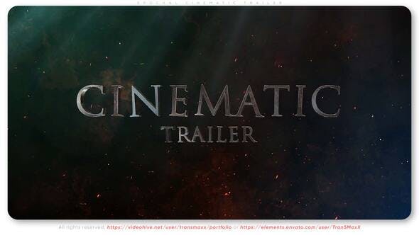 Epochal Cinematic Trailer - 36709389 Videohive Download