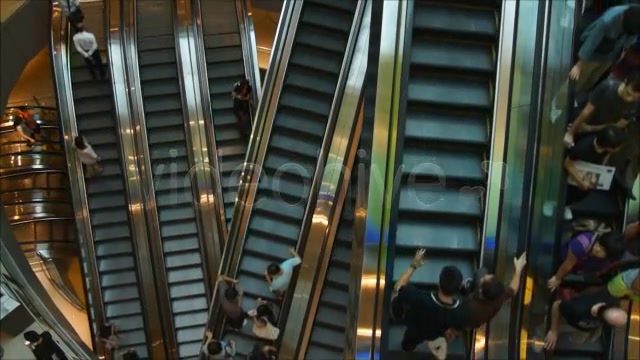 Escalators In Shopping Center  Videohive 3151505 Stock Footage Image 5