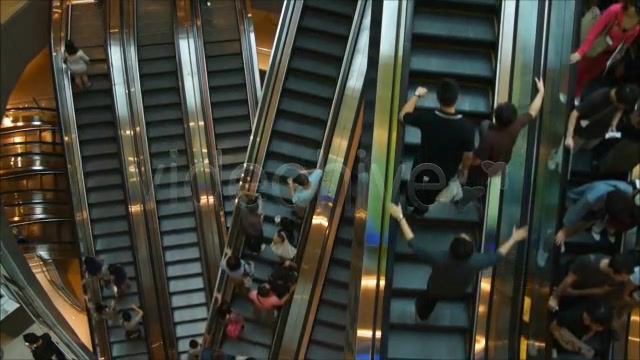 Escalators In Shopping Center  Videohive 3151505 Stock Footage Image 6