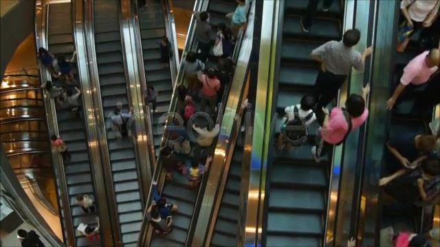 Escalators In Shopping Center  Videohive 3151505 Stock Footage Image 8