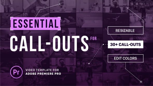 Essential Callouts Library | MOGRT for Premiere - Download Videohive 21978241