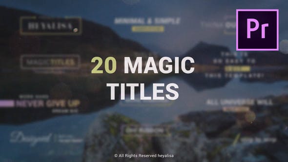 Essential // Minimal Simple Titles Pack for Premiere Pro - Videohive Download 22461366