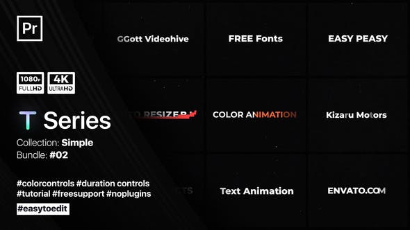 Essential Text Animation Presets - 38097957 Download Videohive