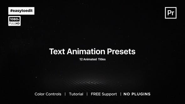 Essential Text Animation Presets - Download 37136473 Videohive