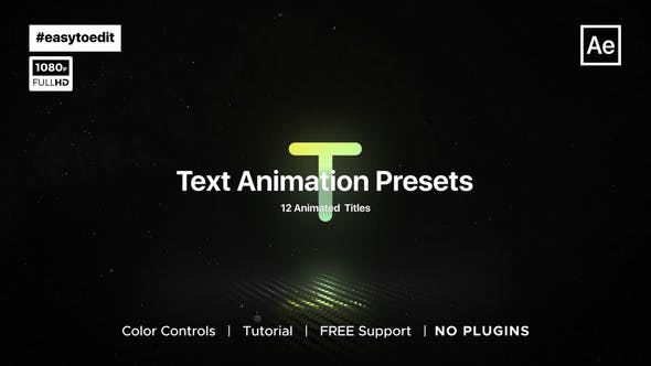Essential Text Animation Presets - Videohive 37955735 Download