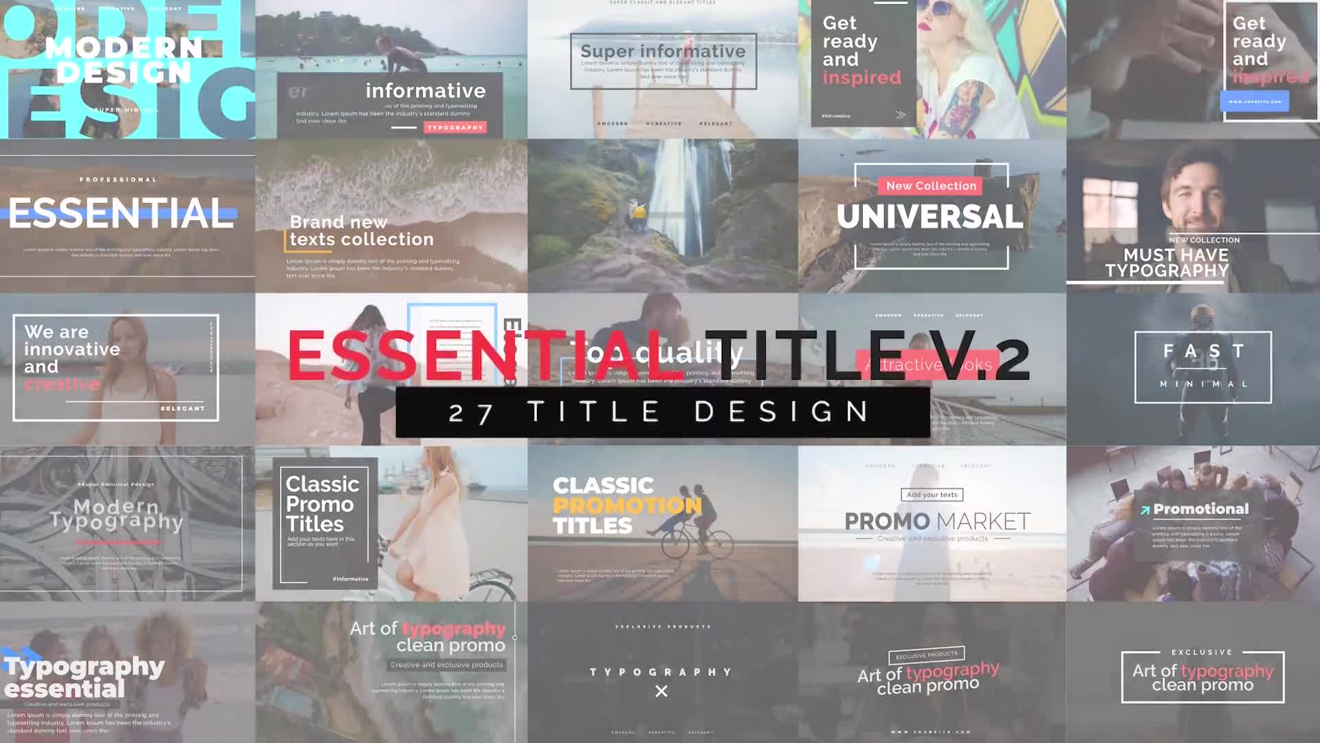 Essential Title V.2 Videohive 24570844 Premiere Pro Image 1