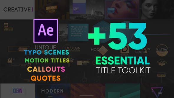 Essential Titles Toolkit - Download 24218793 Videohive