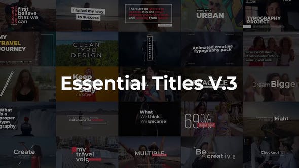 Essential Titles V.3 - 25253328 Download Videohive