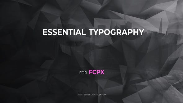 Essential Typography for FCPX - Videohive 26506735 Download