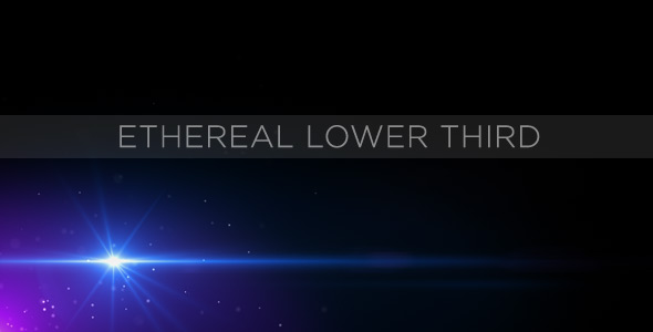 Ethereal Lower Third - Download Videohive 153154