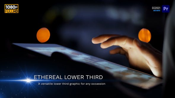 Ethereal Lower Thirds | MOGRT for Premiere Pro - Videohive Download 32564191