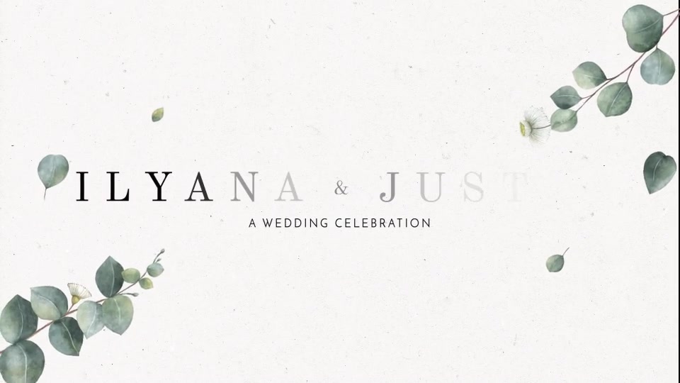 Eucalyptus Foliage Wedding Invitation Save the Date Videohive 38337115 After Effects Image 4