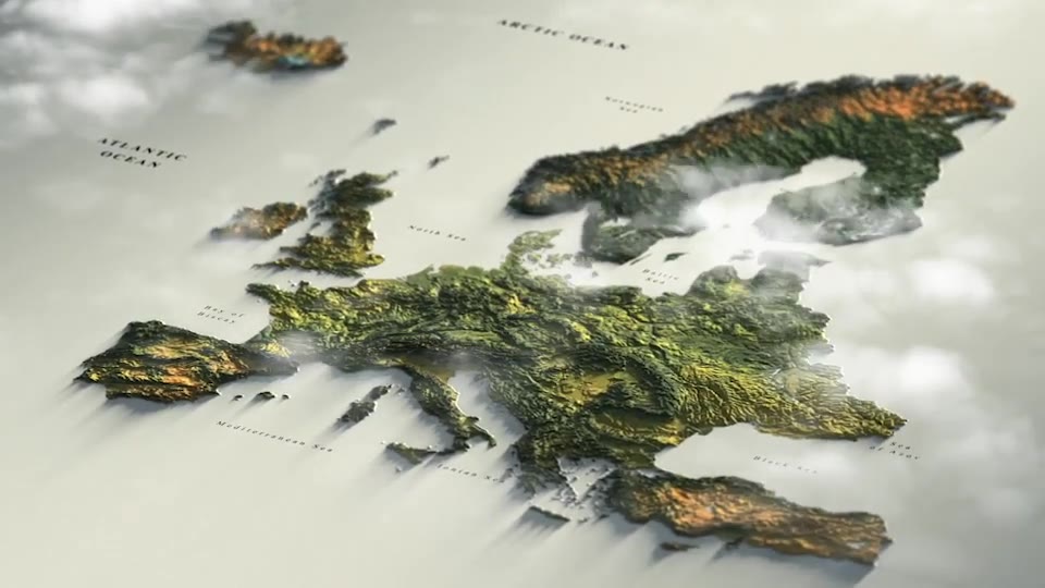 Europe Map Videohive 29533671 After Effects Image 2