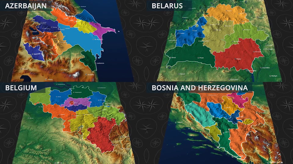 Europe Map Kit Videohive 19493995 After Effects Image 10
