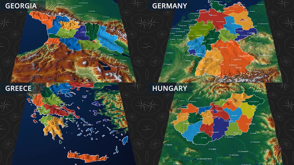 Europe Map Kit Videohive 19493995 After Effects Image 11