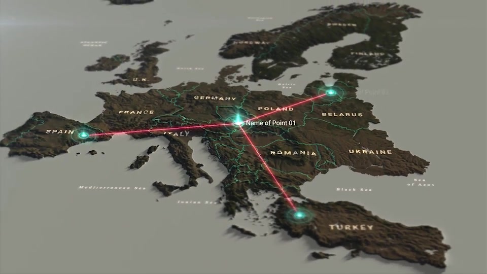 Europe Map PP Videohive 32922988 Premiere Pro Image 7