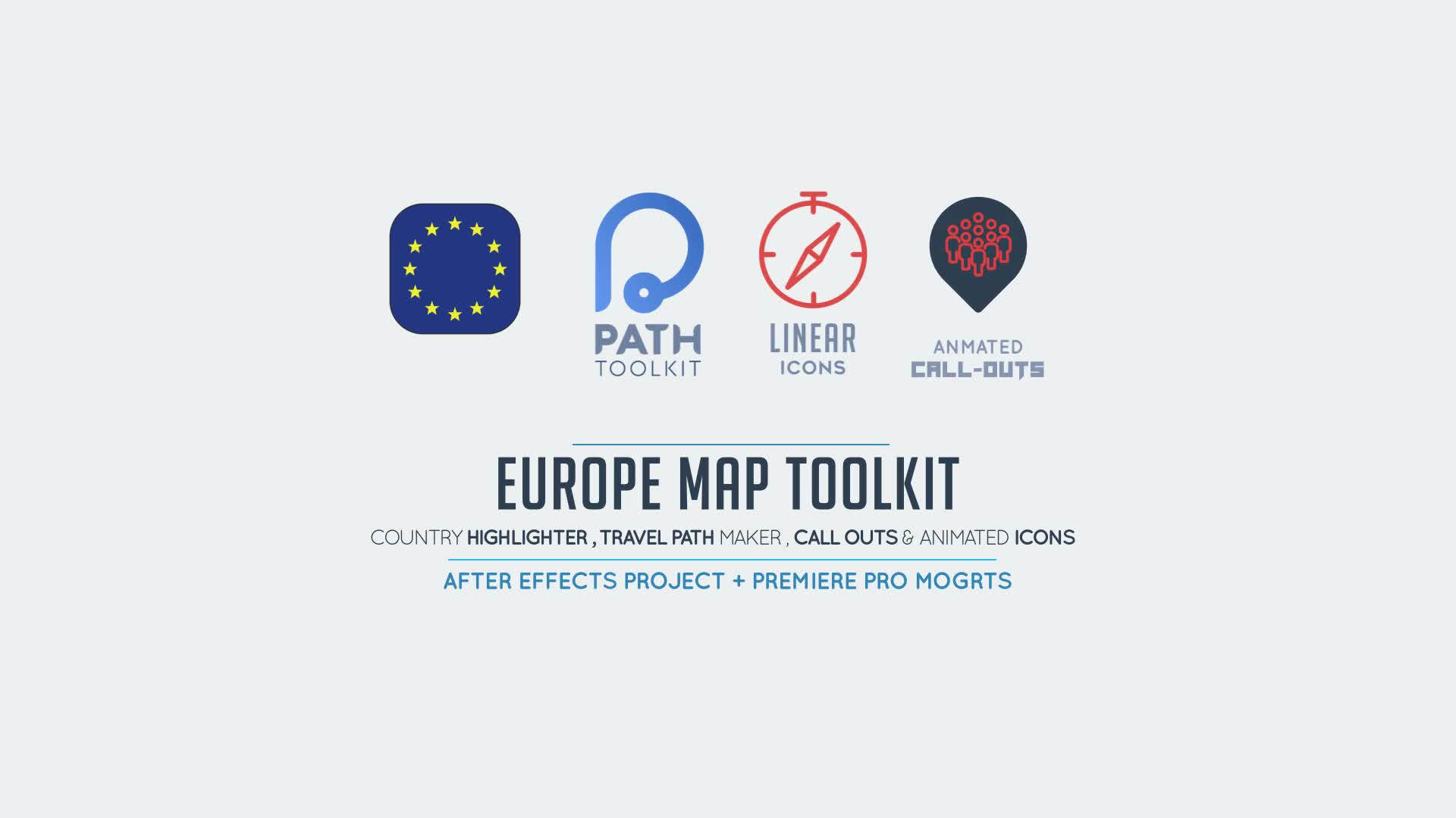 Europe Map Toolkit Videohive 27476604 After Effects Image 1